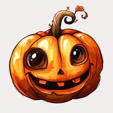 smile Pumpkin clipart