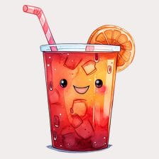Cute Summer Drink clipart