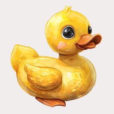cute rubber duck clipart