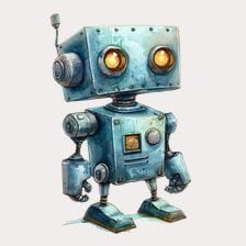cute robot clipart