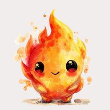 cartoon fire clipart