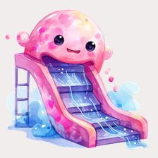 cute slide clipart