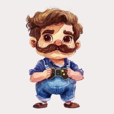 Funny Gamer Cartoon Clipart