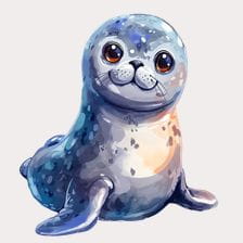 Cute Seal Clipart For Kids