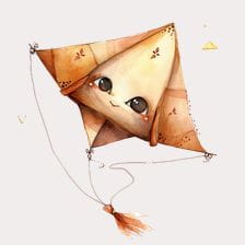 cartoon kite