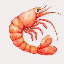 shrimp clipart