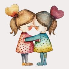 cute friendship clipart