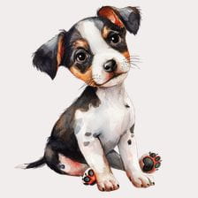 adorable puppy clipart