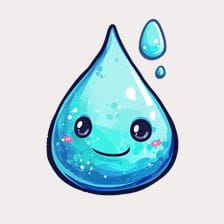 Water Drop Cartoon Clipart