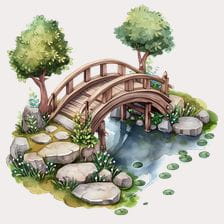 cute bridge clipart