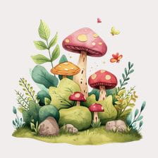 Perfect Mushroom Clipart