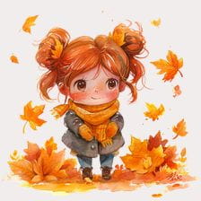 cute autumn clipart