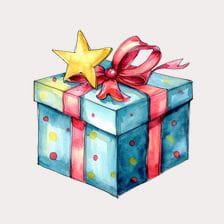 christmas present clipart