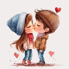 kiss clipart