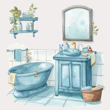 bathroom clipart