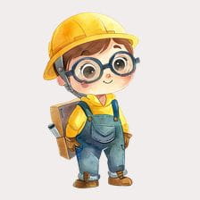 Cute Engineer Clipart
