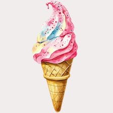 ice cream cone clipart