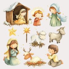 nativity clipart