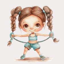 cute workout clipart