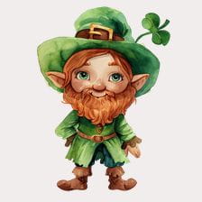 Cute Leprechaun Clipart For St Patricks Day
