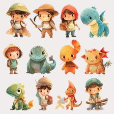 cute teamwork clipart
