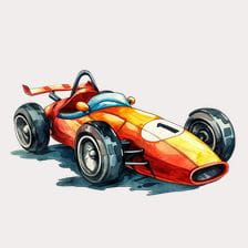 racecar clipart