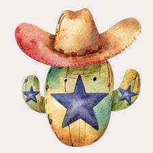 texas cactus clipart