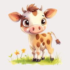 cute farm animal clipart