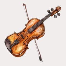 violin clipart