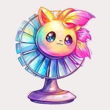 cute fan clipart