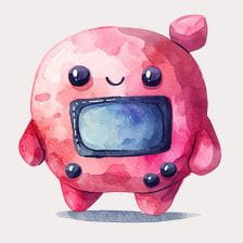 cute watercolor animal clipart