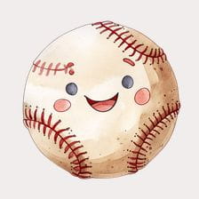 Cute Baseball Clipart