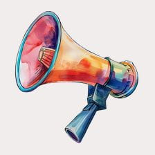 megaphone clipart