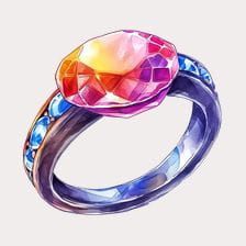 gemstone ring clipart
