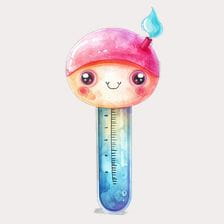 cute thermometer clipart