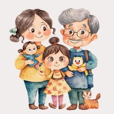 cute family clipart