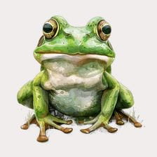 Cute Frog Clipart