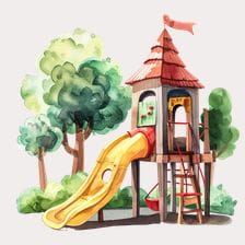 colorful Playground clipart