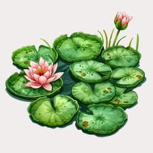 lily pad clipart