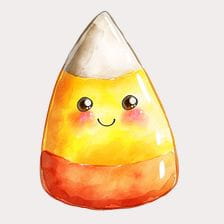 Cute Candy Corn Clipart