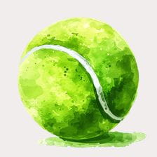 tennis ball clipart
