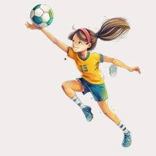 cute volleyball clipart