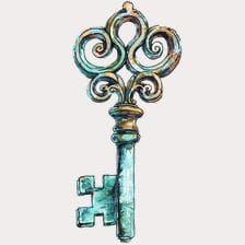 vintage key clipart