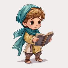 cute reading clipart
