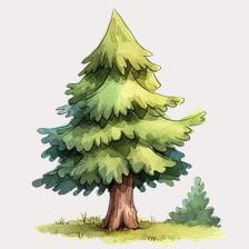 simple pine tree clipart