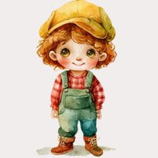 cute kid clipart