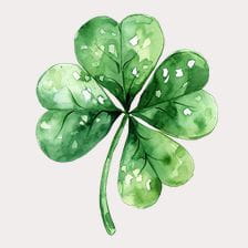 cute shamrock clipart