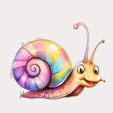 cute snail clipart