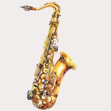 saxophone clipart