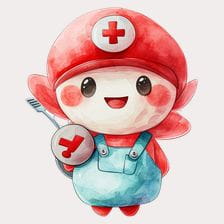kawaii nurse clipart